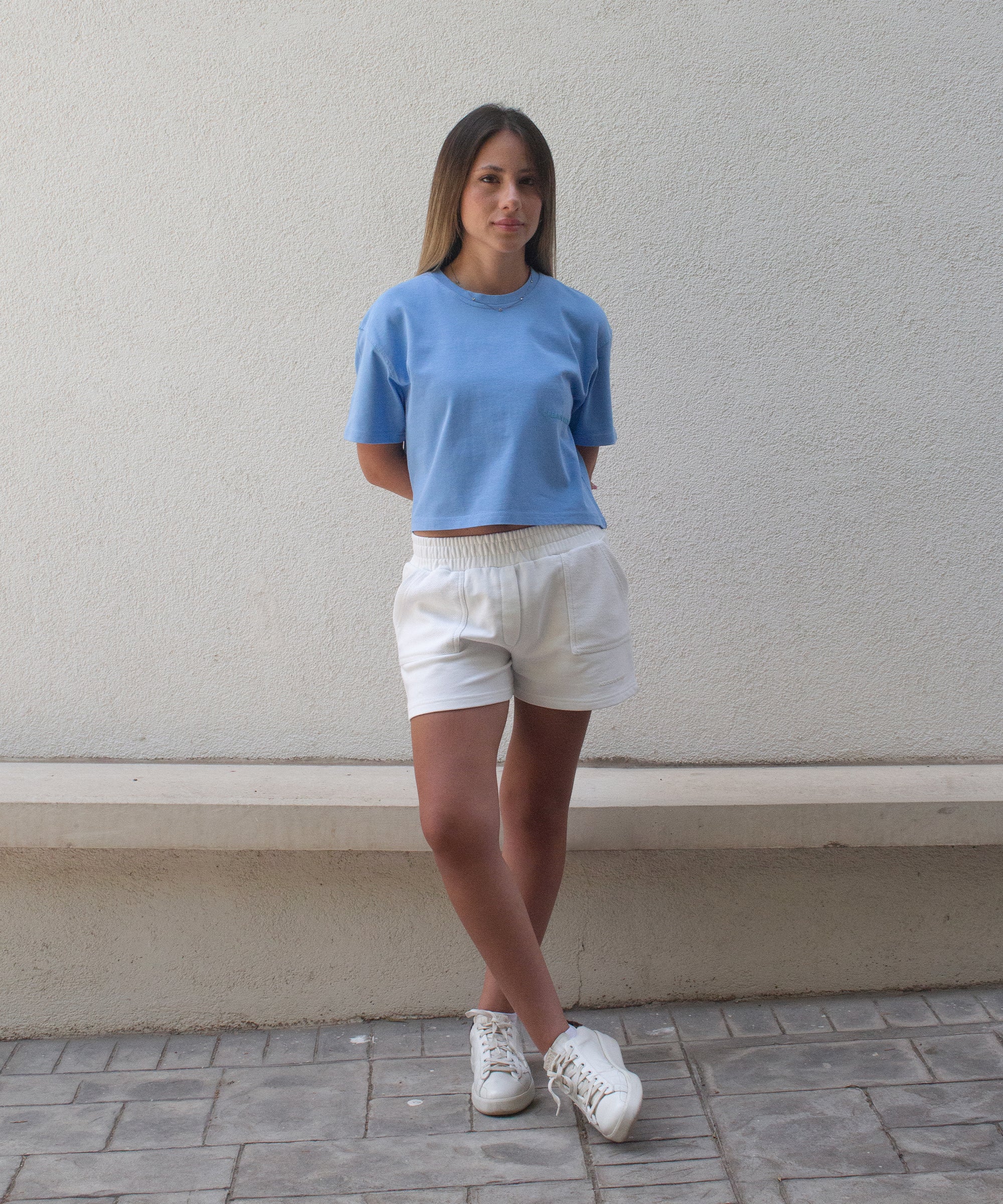 Everyday Crop Baby Blue